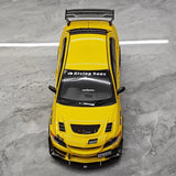 [Super A] 1:18 Mitsubishi 2006 Lancer Evolution IX MR Yellow Model Car Die-Cast