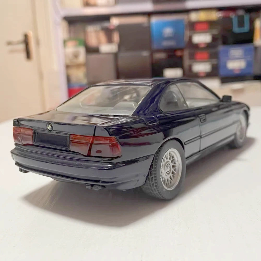 [Schabak] 1:24 BMW 1990 E31 850i Coupe Blue Model Car Die-Cast