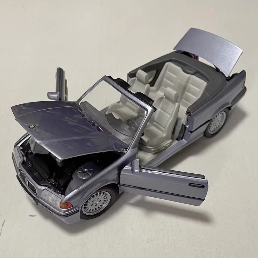 [Schabak] 1:24 BMW 1995 E36 325 Cabrio blu modellino di auto Die-Cast