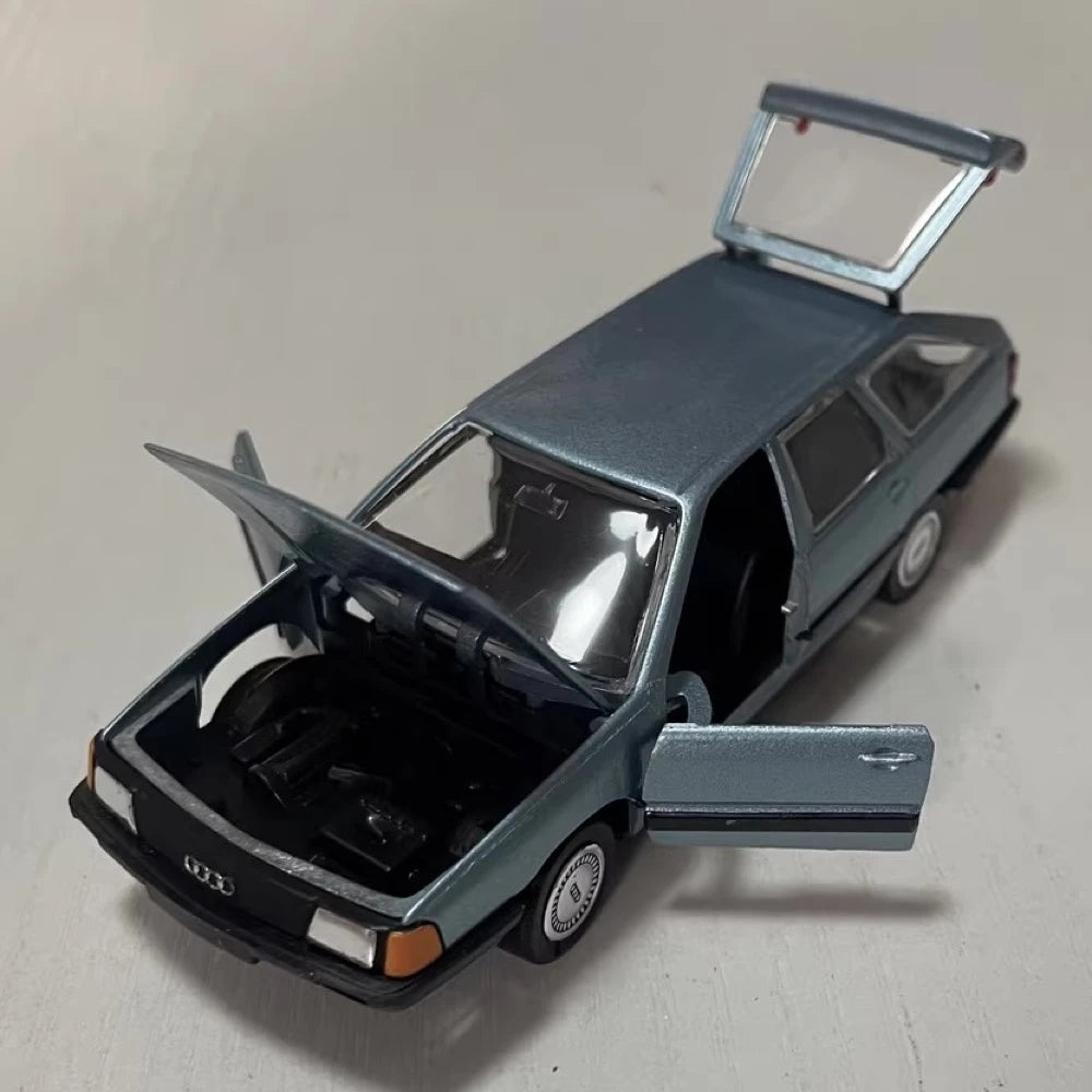 [Schabak] 1:43 Audi 1982 100 Avant Quattro Blue Model Car Die-Cast