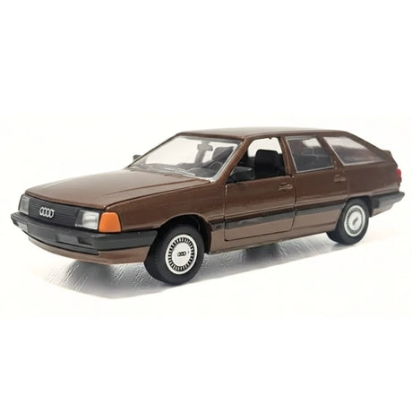 [Schabak] 1:43 Audi 1982 100 Avant Quattro Brown Model Car Die-Cast