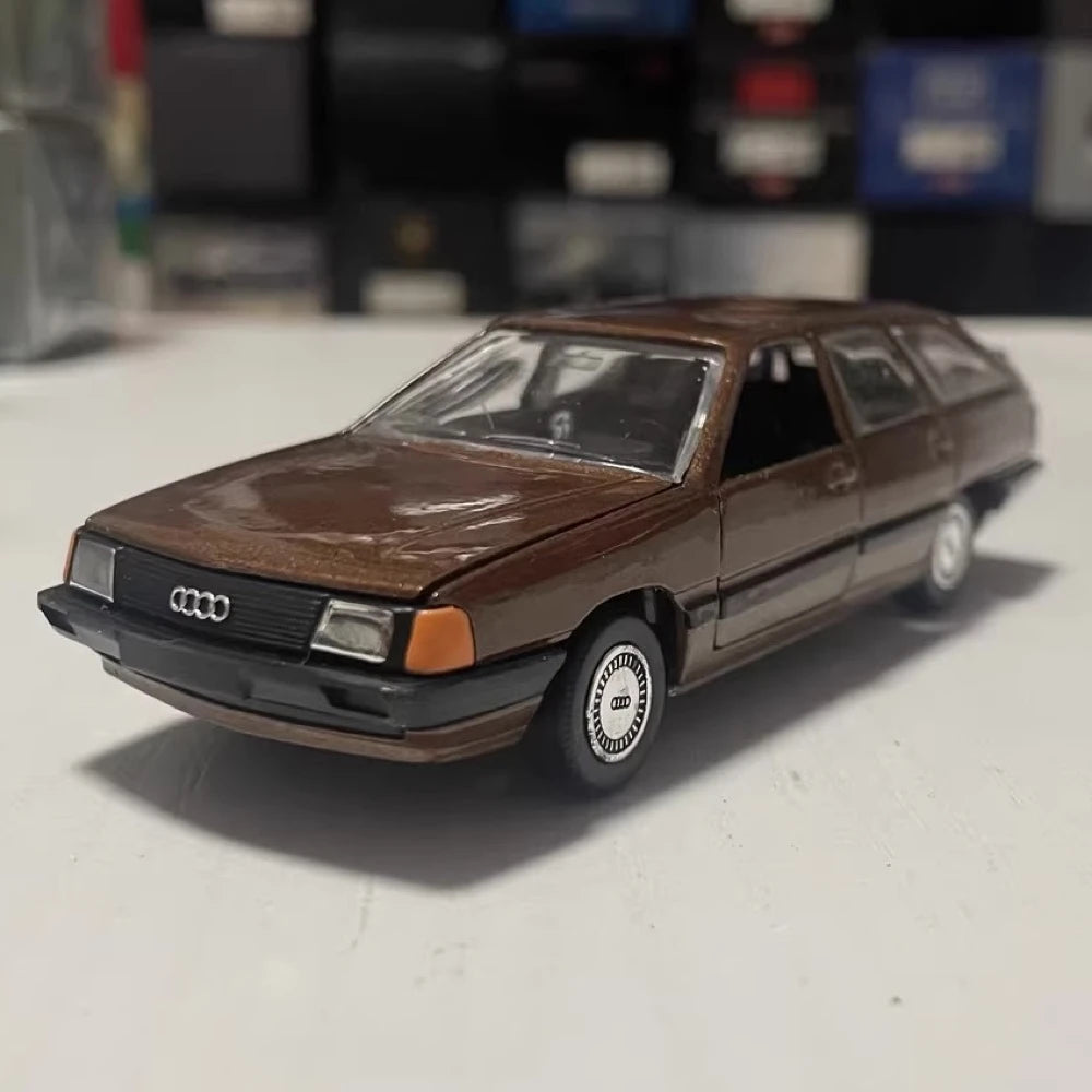 [Schabak] 1:43 Audi 1982 100 Avant Quattro Brown Model Car Die-Cast