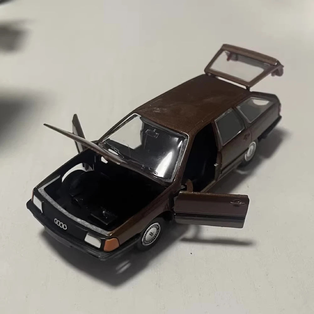 [Schabak] 1:43 Audi 1982 100 Avant Quattro Brown Model Car Die-Cast