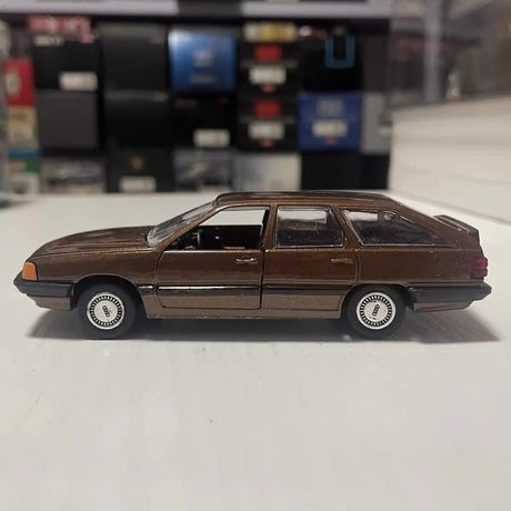 [Schabak] 1:43 Audi 1982 100 Avant Quattro Brown Model Car Die-Cast