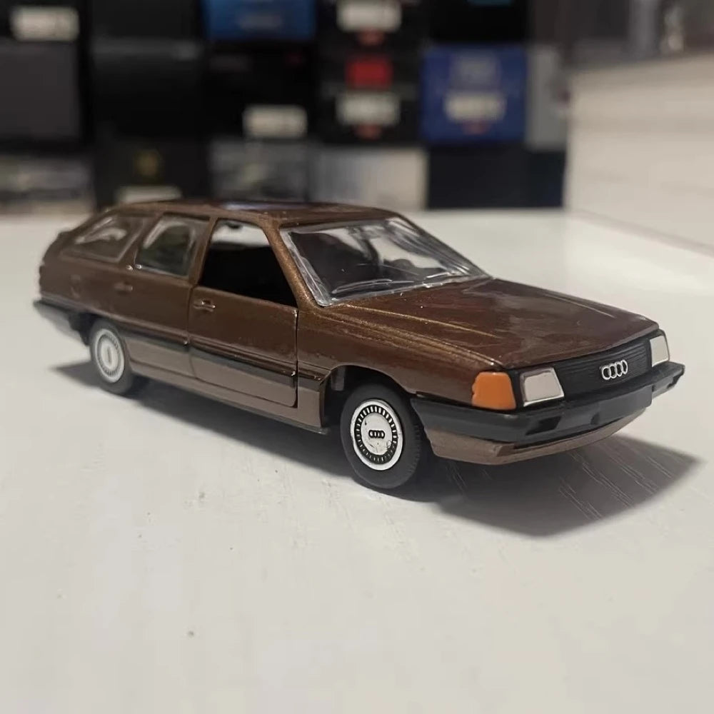 [Schabak] 1:43 Audi 1982 100 Avant Quattro Brown Model Car Die-Cast