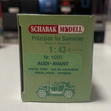 [Schabak] 1:43 Audi 1982 100 Avant Quattro Brown Model Car Die-Cast