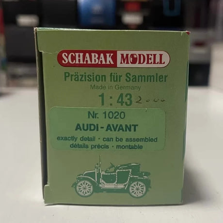 [Schabak] 1:43 Audi 1982 100 Avant Quattro Brown Model Car Die-Cast