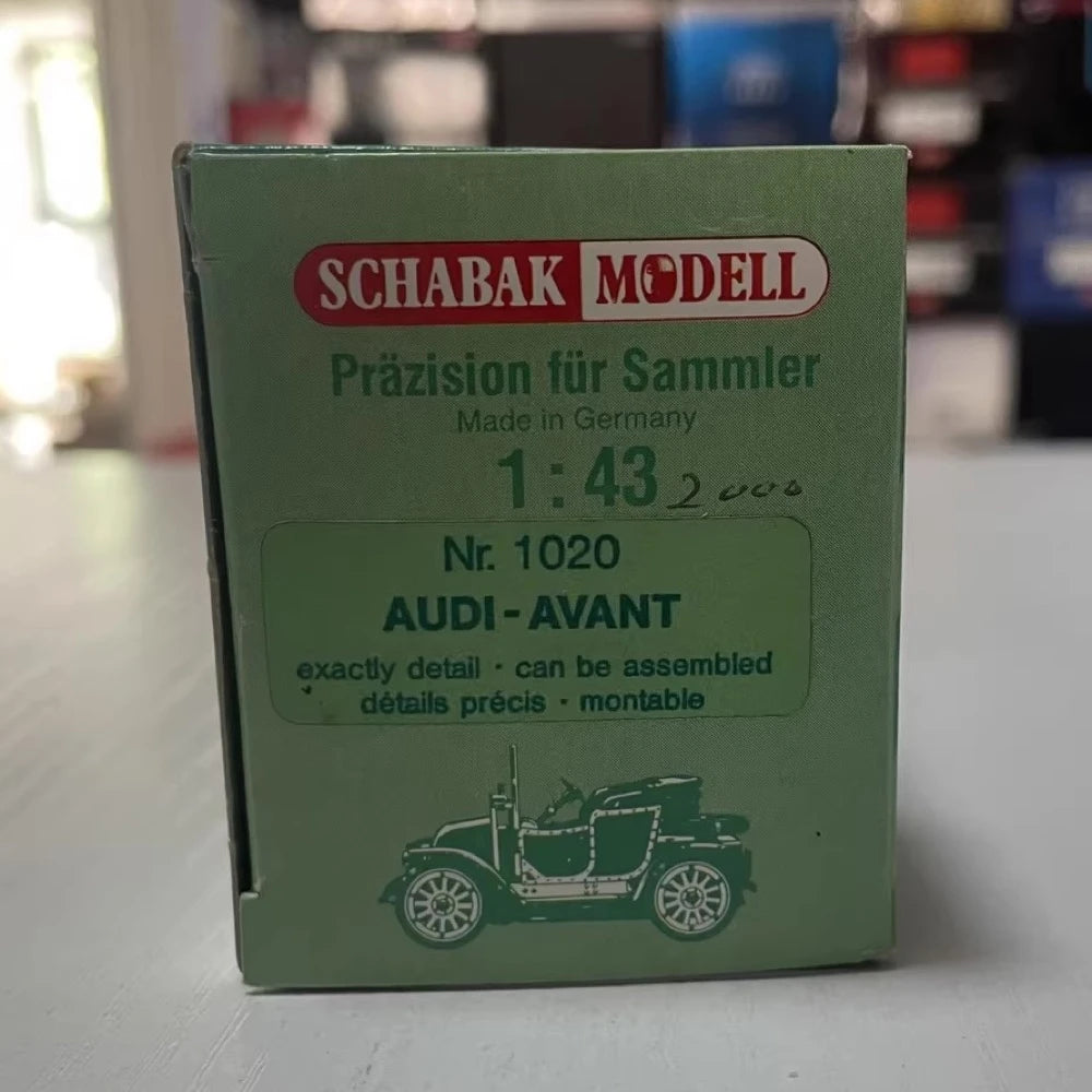 [Schabak] 1:43 Audi 1982 100 Avant Quattro Green Model Car Die-Cast