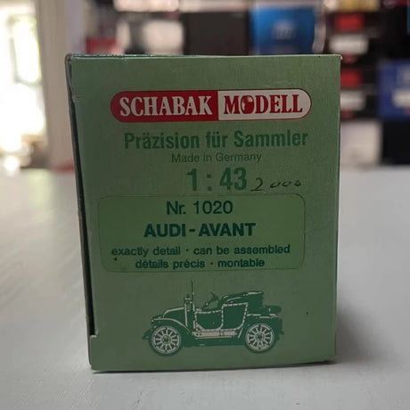 [Schabak] 1:43 Audi 1982 100 Avant Quattro Green Model Car Die-Cast