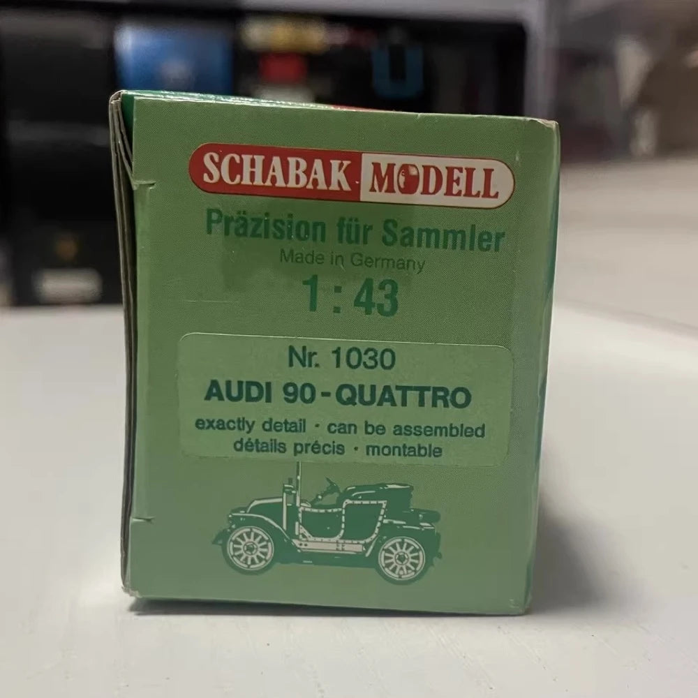 [Schabak] 1:43 Audi 1984 90 Quattro Green Model Car Die-Cast