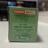 [Schabak] 1:43 Audi 1984 90 Quattro Green Model Car Die-Cast