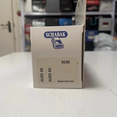 [Schabak] 1:43 Audi 1987 80 Quattro Blue Model Car Die-Cast