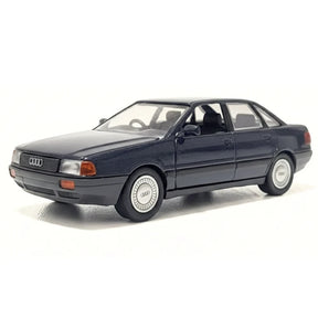 [Schabak] 1:43 Audi 1987 80 Quattro Blue Model Car Die-Cast