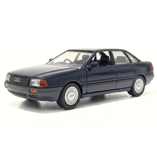 [Schabak] 1:43 Audi 1987 80 Quattro Blue Model Car Die-Cast
