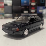 [Schabak] 1:43 Audi 1987 80 Quattro Blue Model Car Die-Cast