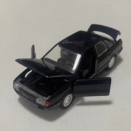 [Schabak] 1:43 Audi 1987 80 Quattro Blue Model Car Die-Cast