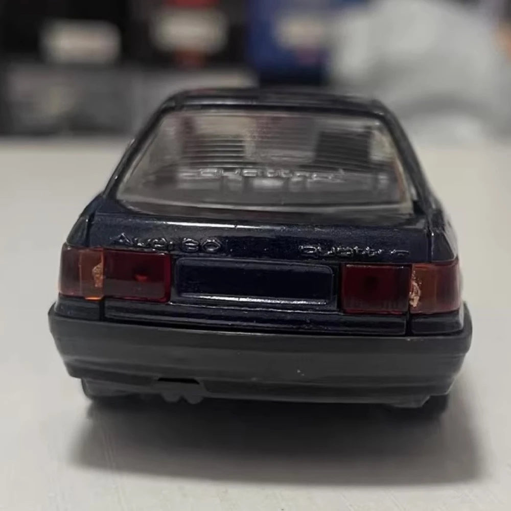 [Schabak] 1:43 Audi 1987 80 Quattro Blue Model Car Die-Cast