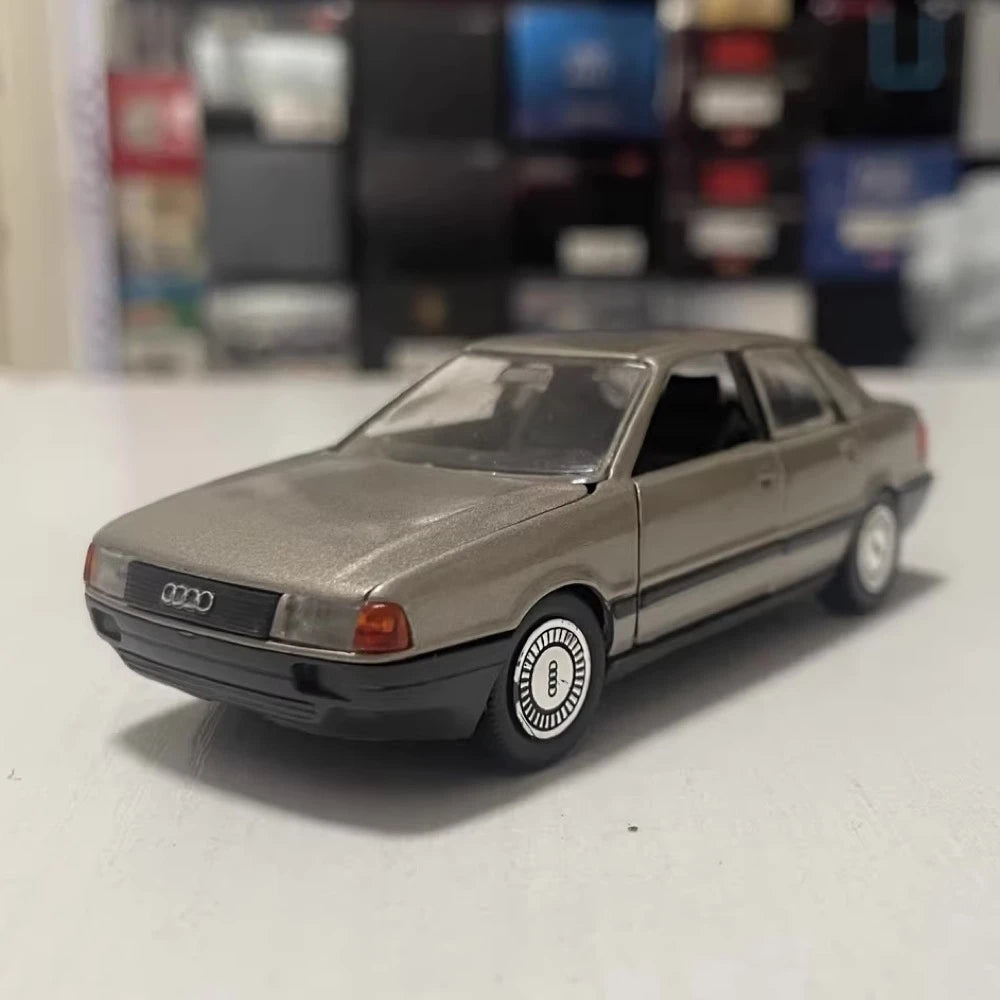 [Schabak] 1:43 Audi 1987 80 Quattro Brown Model Car Die-Cast