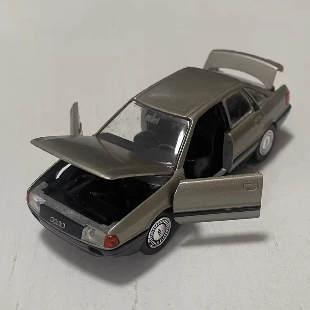 [Schabak] 1:43 Audi 1987 80 Quattro Brown Model Car Die-Cast