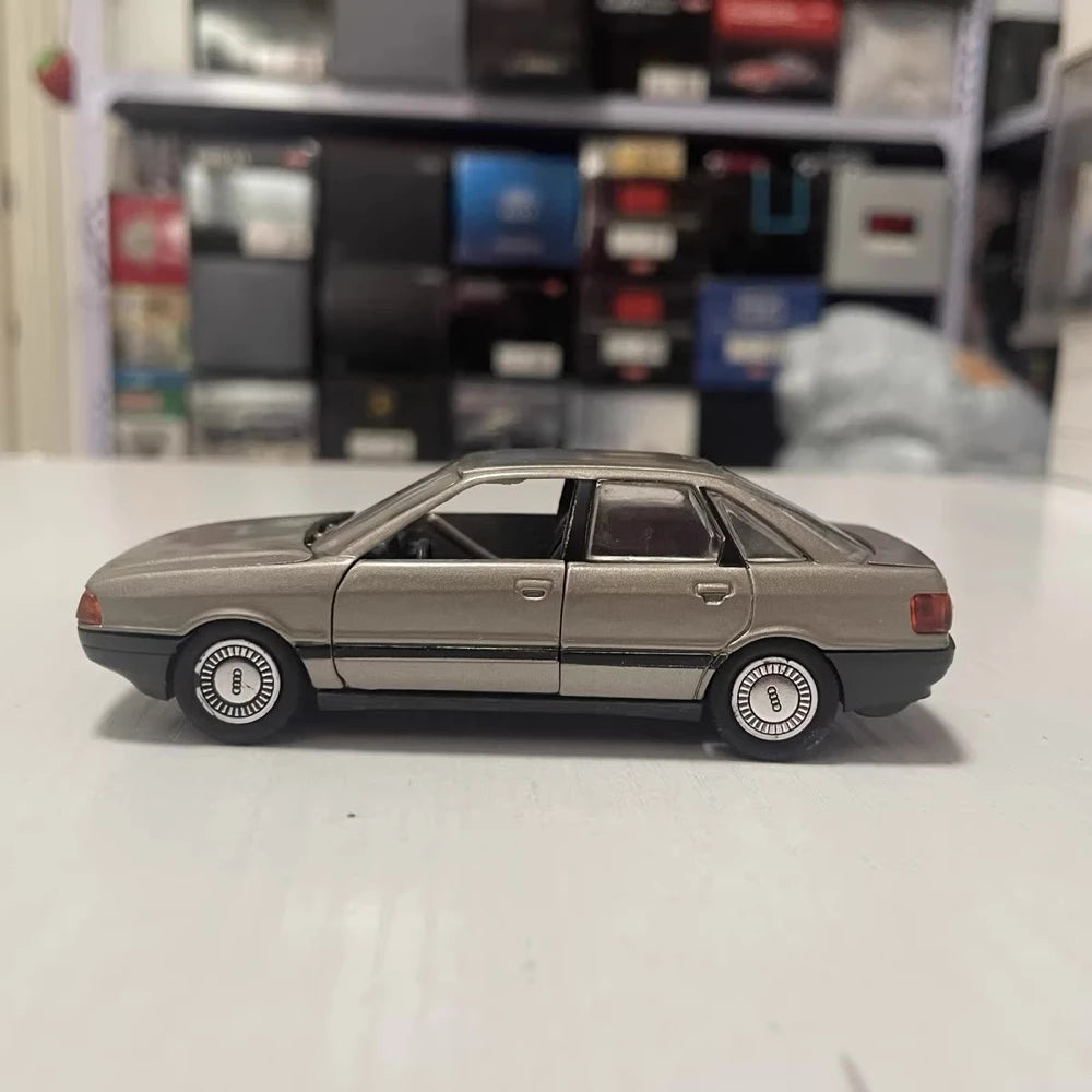 [Schabak] 1:43 Audi 1987 80 Quattro Brown Model Car Die-Cast