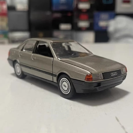 [Schabak] 1:43 Audi 1987 80 Quattro Brown Model Car Die-Cast