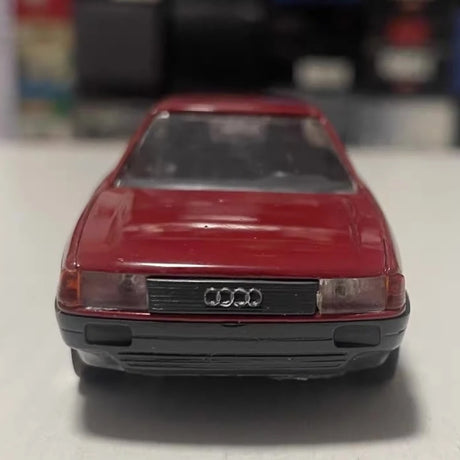 [Schabak] 1:43 Audi 1987 80 Quattro Red Model Car Die-Cast