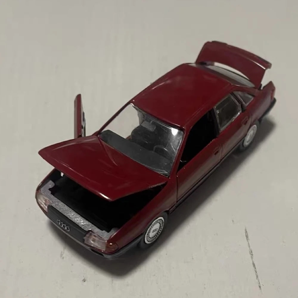 [Schabak] 1:43 Audi 1987 80 Quattro Red Model Car Die-Cast