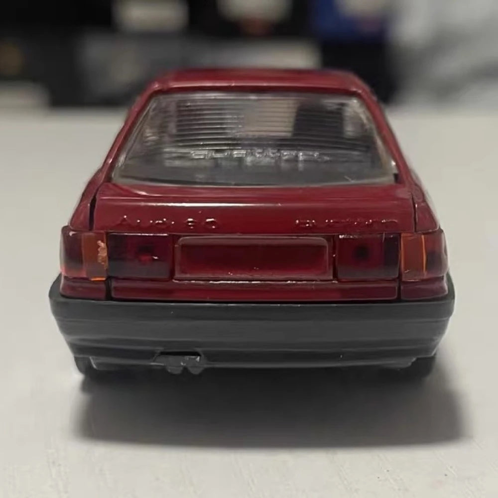 [Schabak] 1:43 Audi 1987 80 Quattro Red Model Car Die-Cast