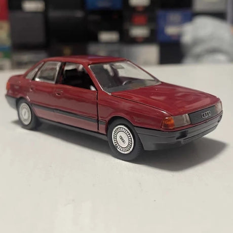 [Schabak] 1:43 Audi 1987 80 Quattro Red Model Car Die-Cast