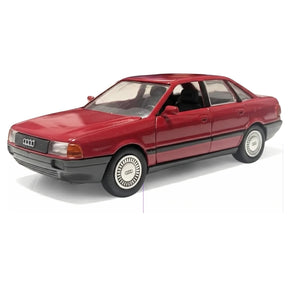 [Schabak] 1:43 Audi 1987 80 Quattro Red Model Car Die-Cast