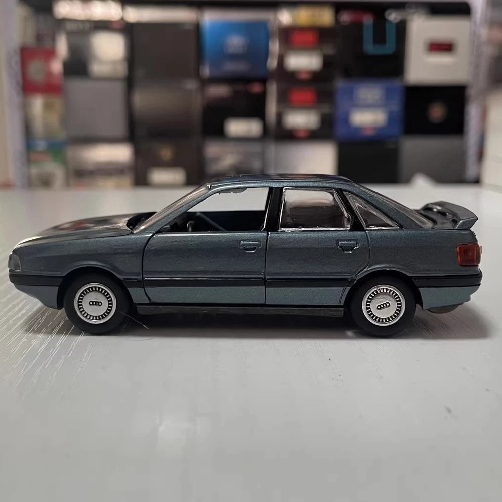 [Schabak] 1:43 Audi 1988 90 Quattro Blue Model Car Die-Cast