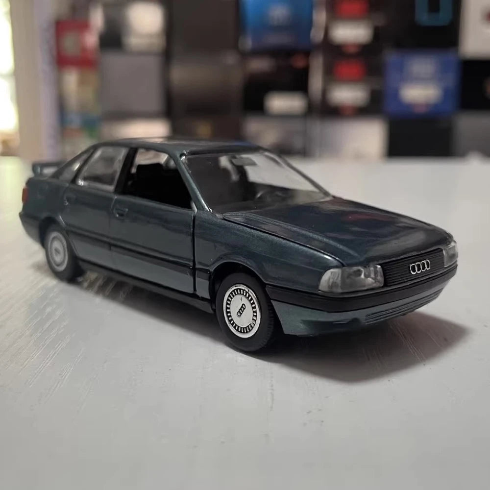 [Schabak] 1:43 Audi 1988 90 Quattro Blue Model Car Die-Cast