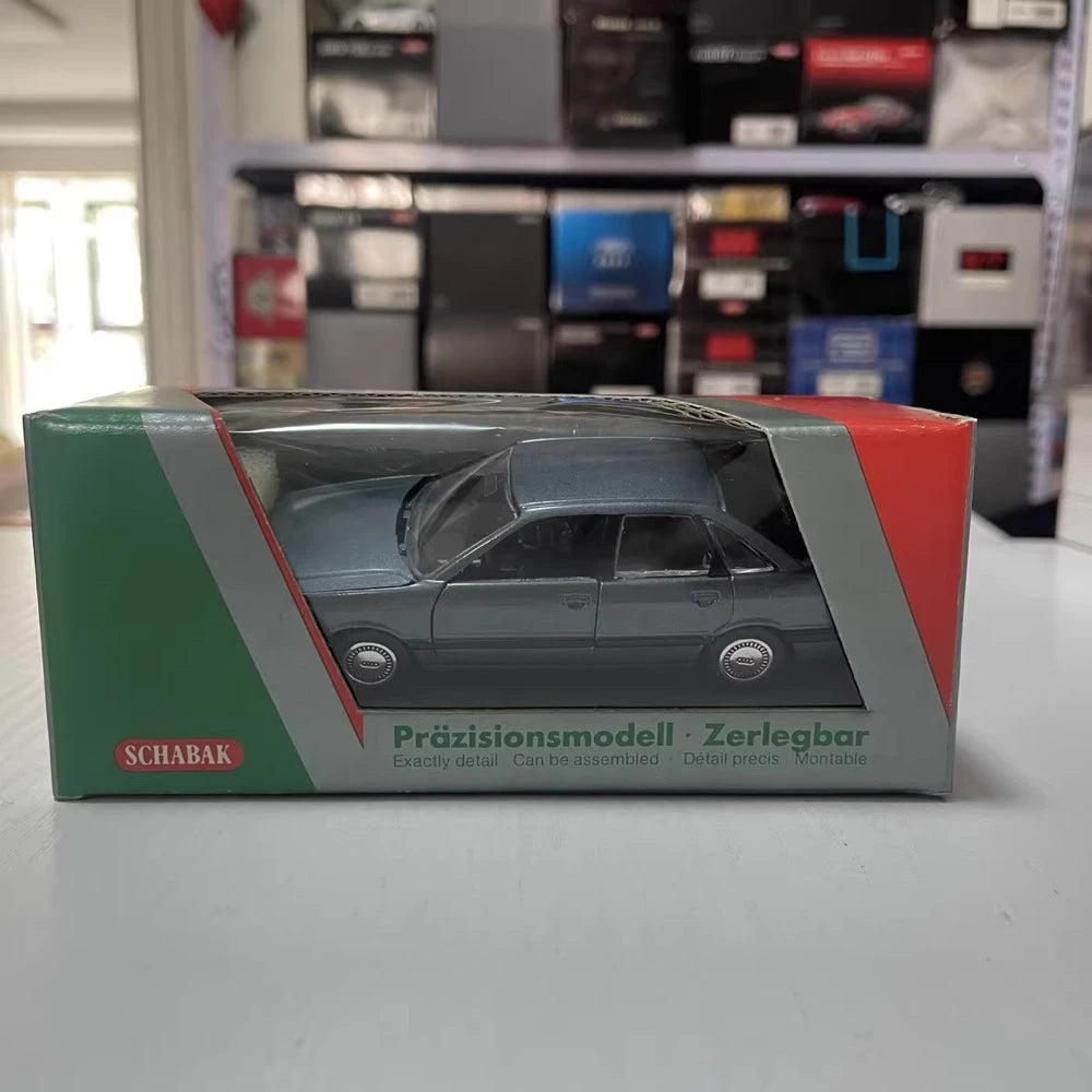 [Schabak] 1:43 Audi 1988 90 Quattro Blue Model Car Die-Cast