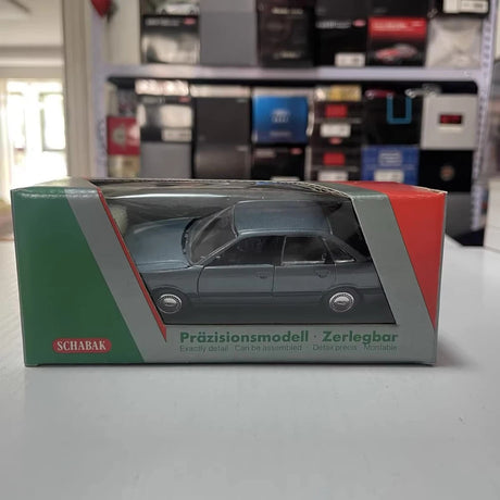 [Schabak] 1:43 Audi 1988 90 Quattro Blue Model Car Die-Cast
