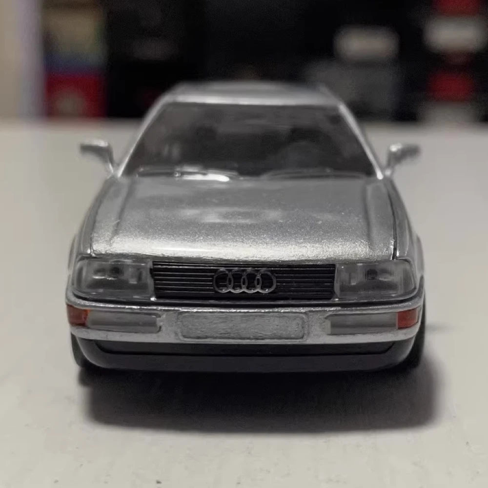 [Schabak] 1:43 Audi 1988 Coupe Quattro Silver Model Car Die-Cast