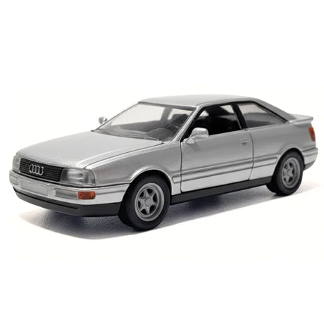 [Schabak] 1:43 Audi 1988 Coupe Quattro Silver Model Car Die-Cast