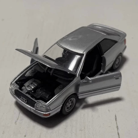 [Schabak] 1:43 Audi 1988 Coupe Quattro Silver Model Car Die-Cast
