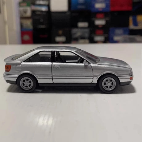 [Schabak] 1:43 Audi 1988 Coupe Quattro Silver Model Car Die-Cast