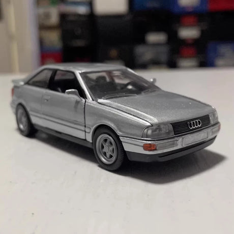 [Schabak] 1:43 Audi 1988 Coupe Quattro Silver Model Car Die-Cast