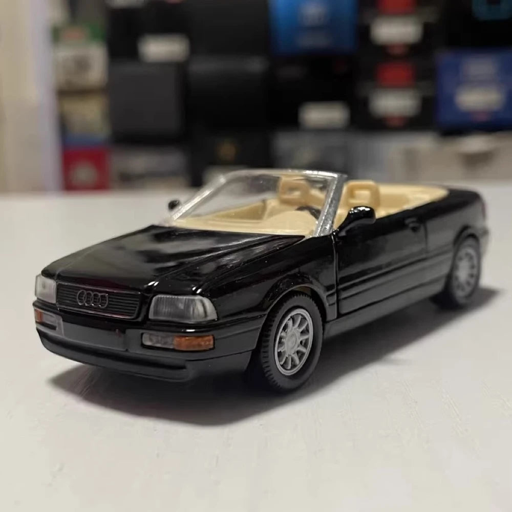 [Schabak] 1:43 Audi 1993 80 Cabrio Black Model Car Die-Cast
