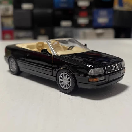 [Schabak] 1:43 Audi 1993 80 Cabrio Black Model Car Die-Cast