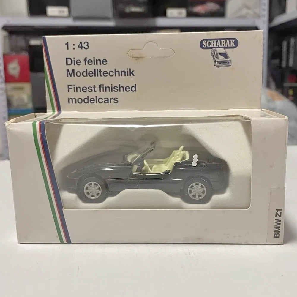 [Schabak] 1-43 BMW 1989 E30 Z1 Black Model Car Die-Cast