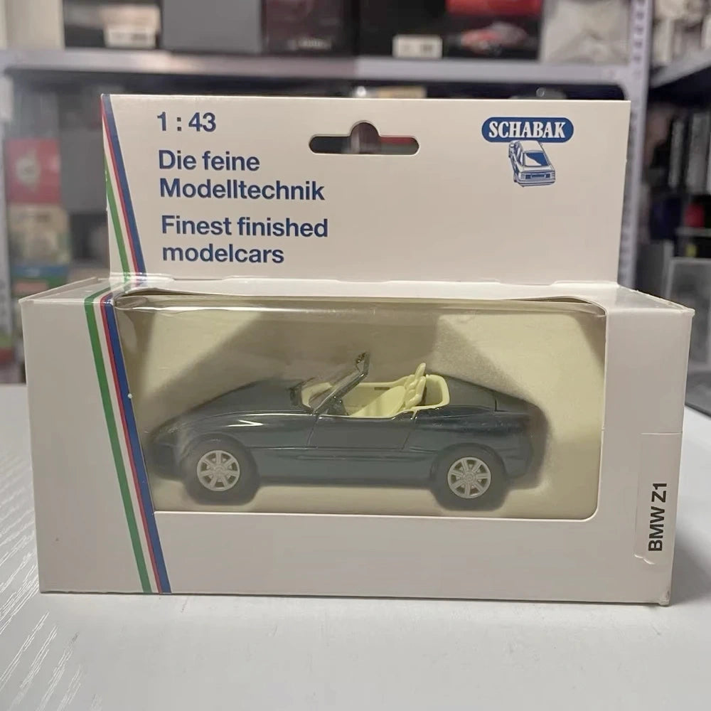 [Schabak] 1-43 BMW 1989 E30 Z1 Green Model Car Die-Cast