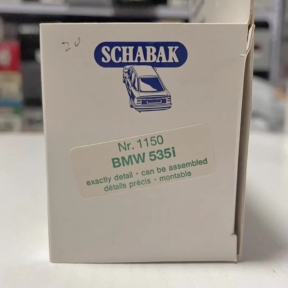 [Schabak] 1-43 BMW 1989 E34 535i Brown Model Car Die-Cast