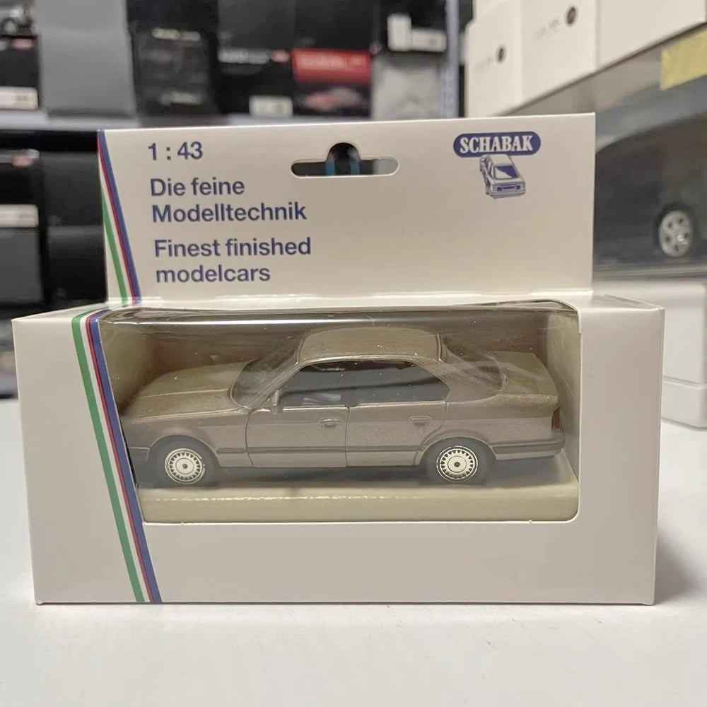 [Schabak] 1-43 BMW 1989 E34 535i Brown Model Car Die-Cast