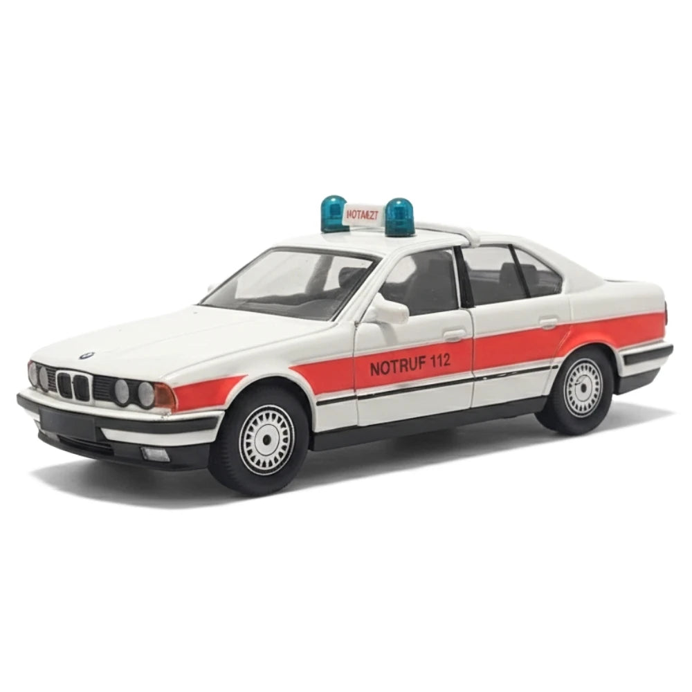 [Schabak] 1:43 BMW 1989 E34 535i Emergency Ambulance modellino di auto Die-Cast