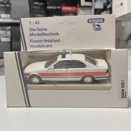 [Schabak] 1:43 BMW 1989 E34 535i Emergency Ambulance Model Car Die-Cast