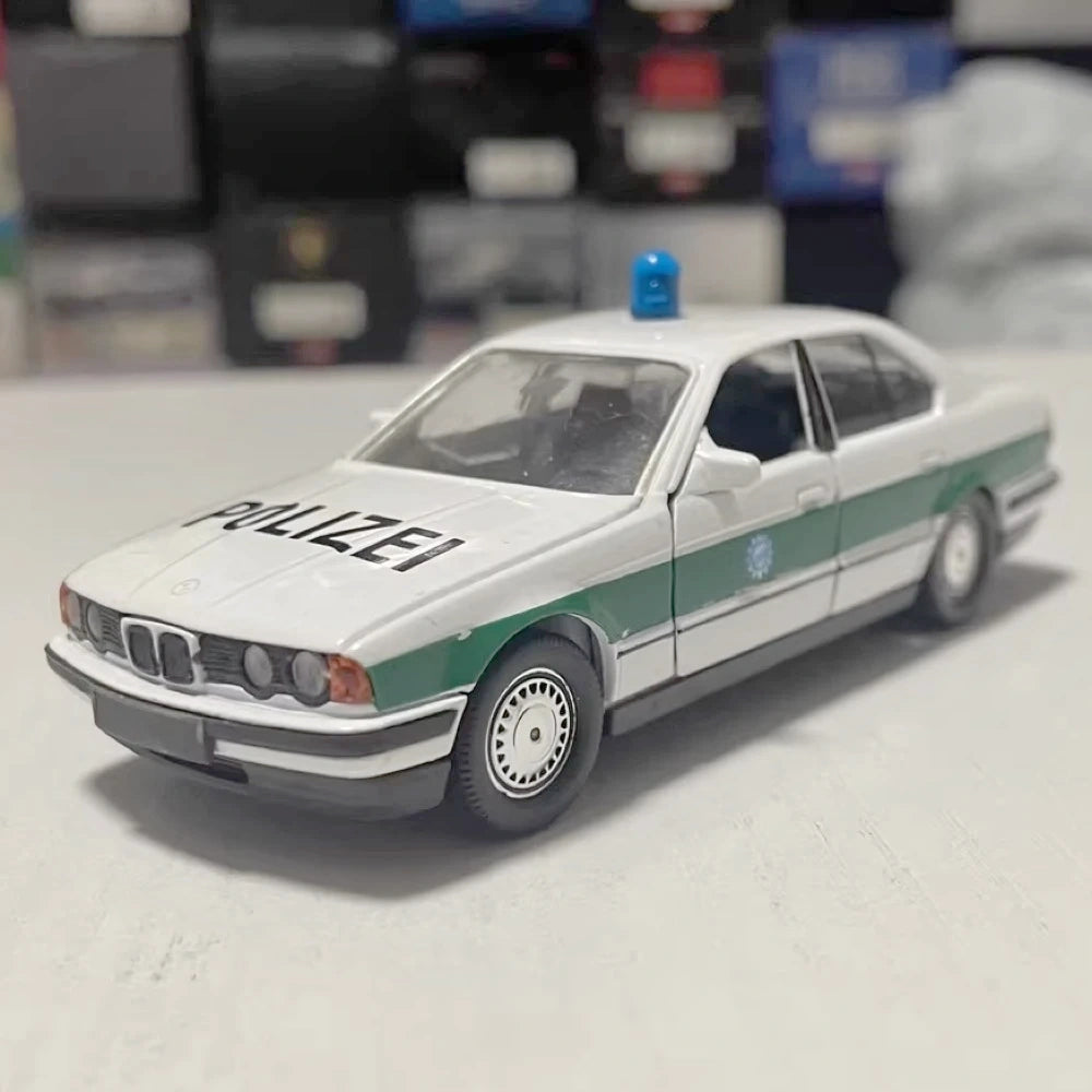 [Schabak] 1:43 BMW 1989 E34 535i German Police modelauto Die-Cast