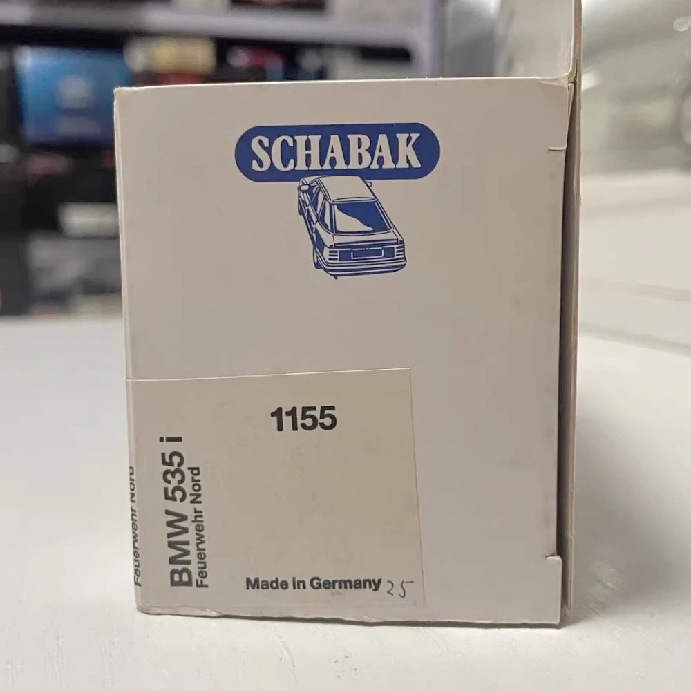[Schabak] 1:43 BMW 1989 E34 535i Roadside Assistance modellino di auto Die-Cast