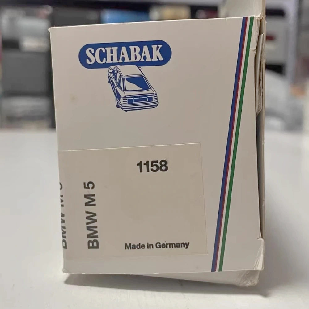 [Schabak] 1:43 BMW 1989 E34 535i White Model Car Die-Cast